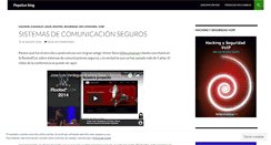 Desktop Screenshot of blog.pepelux.org